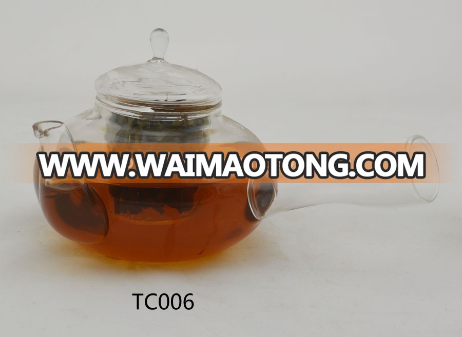 TC006 2015 turkish cute glass teapot,glass teapot transparent coffee pot